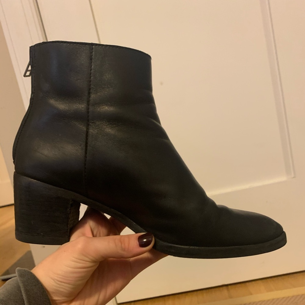 Madewell Black Heeled Booties